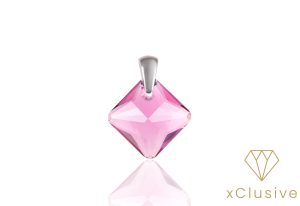 Princess Rózsaszín Osztrák Kristály Medál