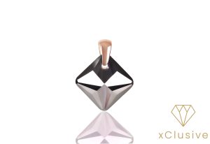 Princess Króm Fekete Osztrák Kristály Medál