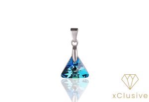 Lili Kék Osztrák Kristály Medál