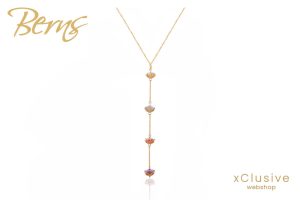 R12806 Kristaly Nyaklanc 2 Abigél Antiallergén Színes Osztrák Kristály Nyaklánc