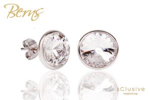 Xénia Silver Antiallergén Kristály Fülbevaló 10Mm