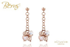 Sienna Arany Színű Osztrák Kristály Gyöngy Fülbevaló